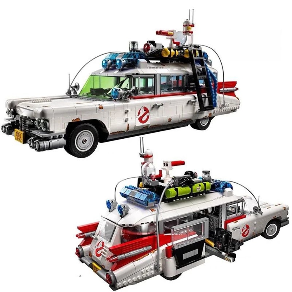 Ghostbusters Ecto1 Building Blocks Car Model Movie Display Brick Set For Kids Adults 5