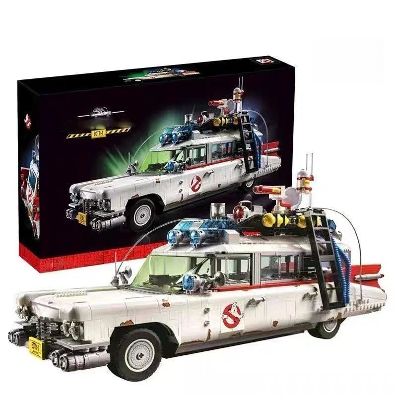 Ghostbusters Ecto1 Building Blocks Car Model Movie Display Brick Set For Kids Adults 6