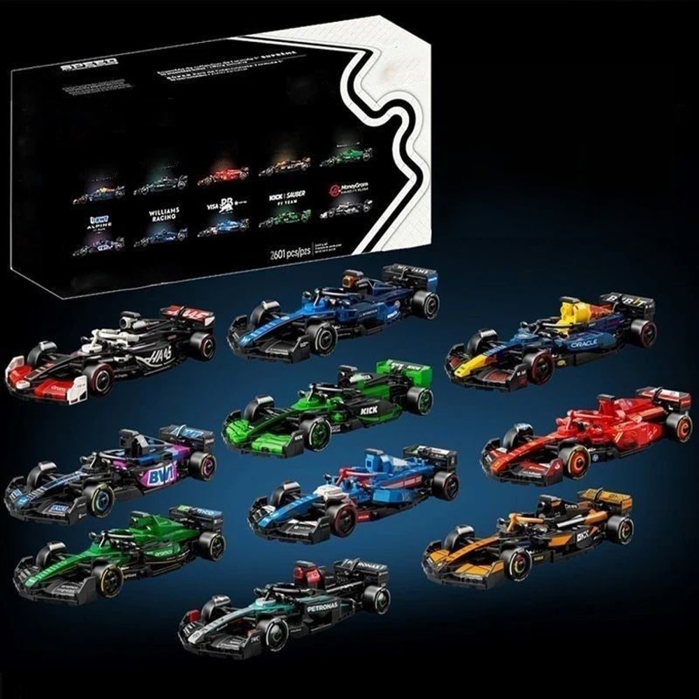 Ultimate Formula 1 Speed Champions Building Set 2601 Piece Collector Racing Car Pack 0
