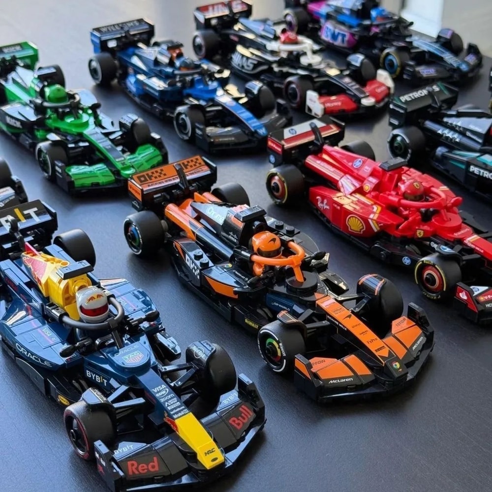 Ultimate Formula 1 Speed Champions Building Set 2601 Piece Collector Racing Car Pack 3