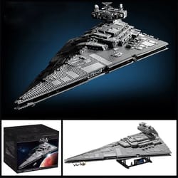 destroyer of empires ultimate spaceship building set – 4784 piece sci-fi display model for adults