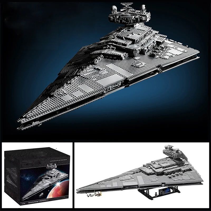 Destroyer Of Empires Ultimate Spaceship Building Set 4784 Piece SciFi Display Model For Adults 0