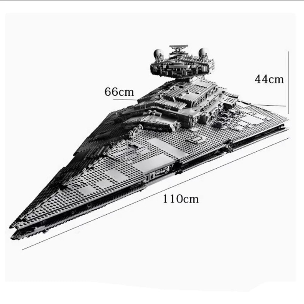 Destroyer Of Empires Ultimate Spaceship Building Set 4784 Piece SciFi Display Model For Adults 4