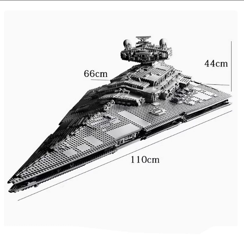 Destroyer Of Empires Ultimate Spaceship Building Set 4784 Piece SciFi Display Model For Adults 4