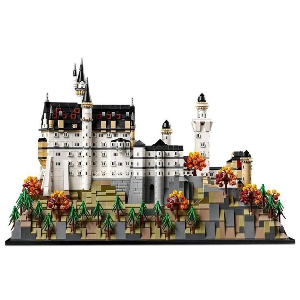 Neuschwanstein Castle Architectural Building Set European Castle Model Kit For Adults 5