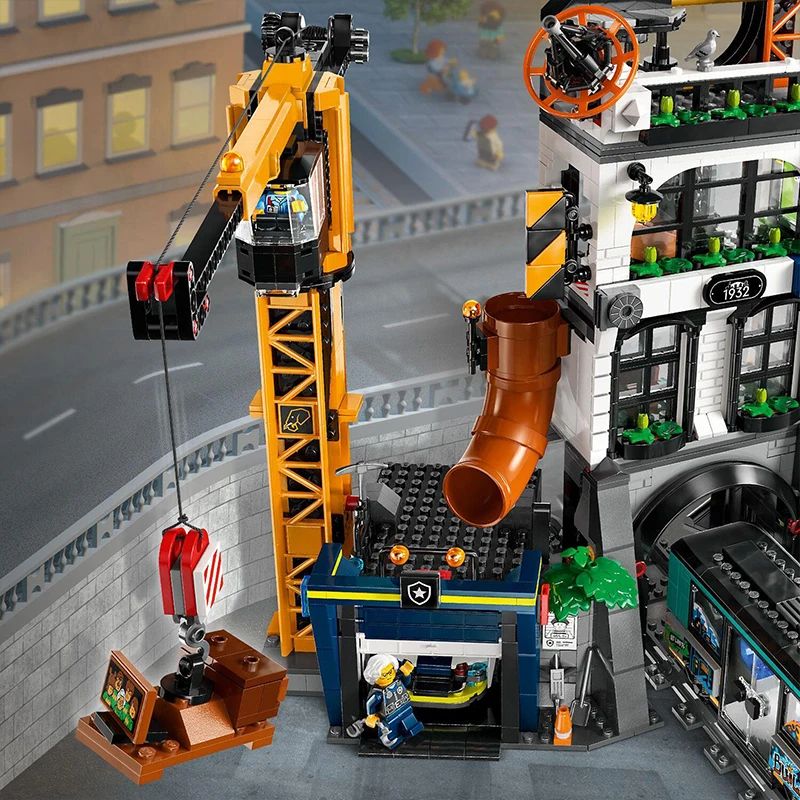 City Tower Battle Architecture Building Set Street View Model Building Blocks For Kids Adults 2