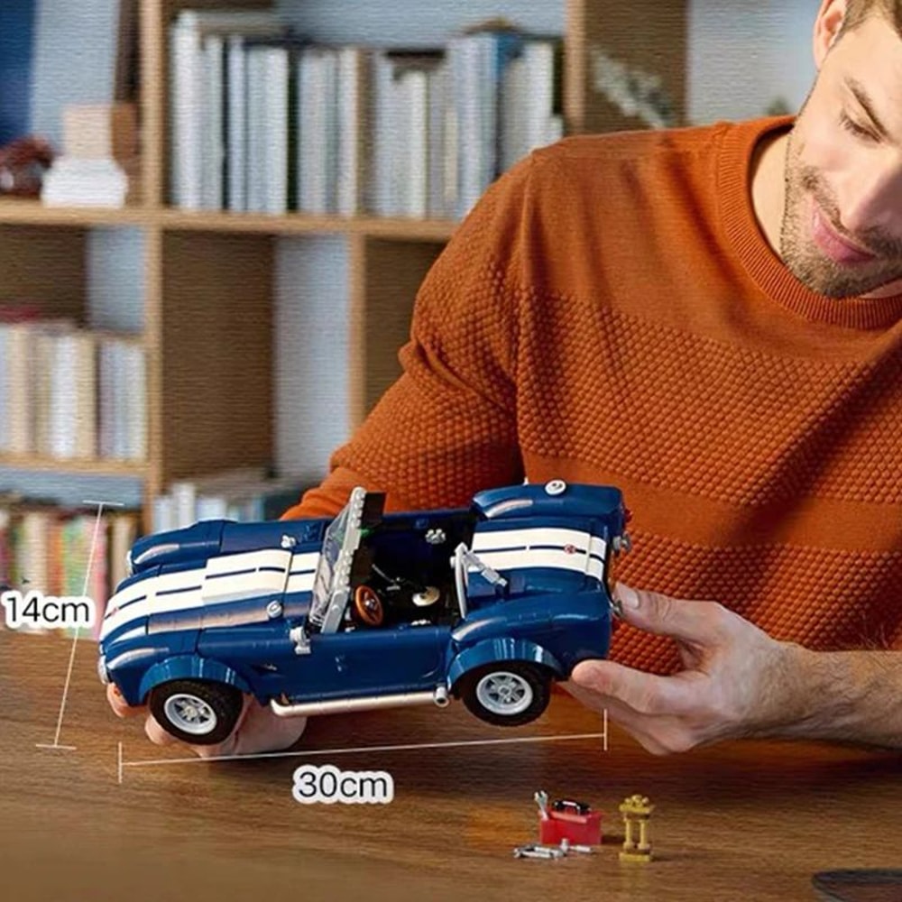 COBRA Technic Supercar Building Set 1241 Piece DIY Supercar Model Kit For Collectors 1