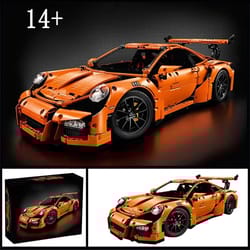 gt3 rs technic car building set – 2704 piece advanced sports car model for kids & teens
