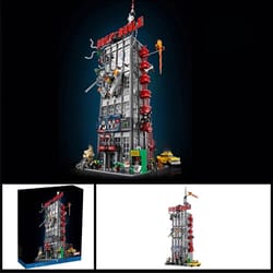 daily bugle superhero building set – 3772 piece city display model for kids & collectors