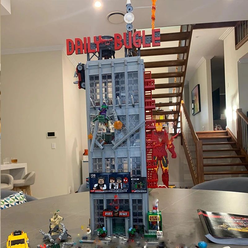 Daily Bugle Superhero Building Set 3772 Piece City Display Model For Kids Collectors 2