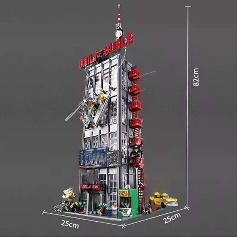 Daily Bugle Superhero Building Set 3772 Piece City Display Model For Kids Collectors 3