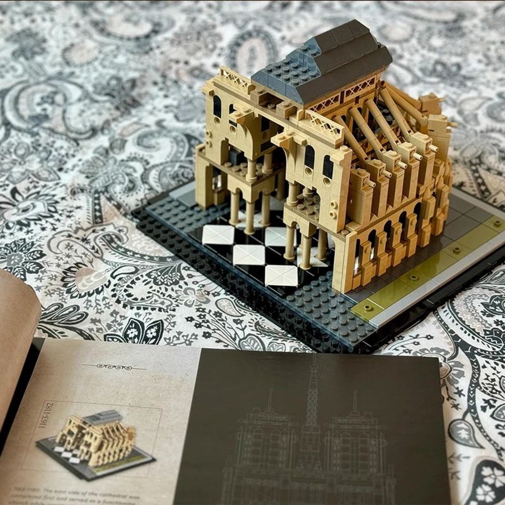 NotreDame De Paris Architectural Building Set 4383 Piece Collectible Model Kit For Adults 1