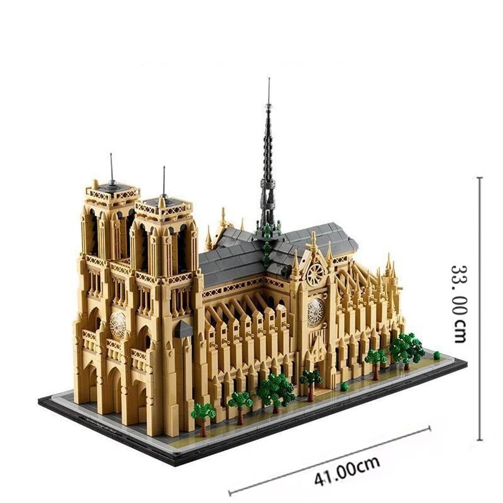 NotreDame De Paris Architectural Building Set 4383 Piece Collectible Model Kit For Adults 4