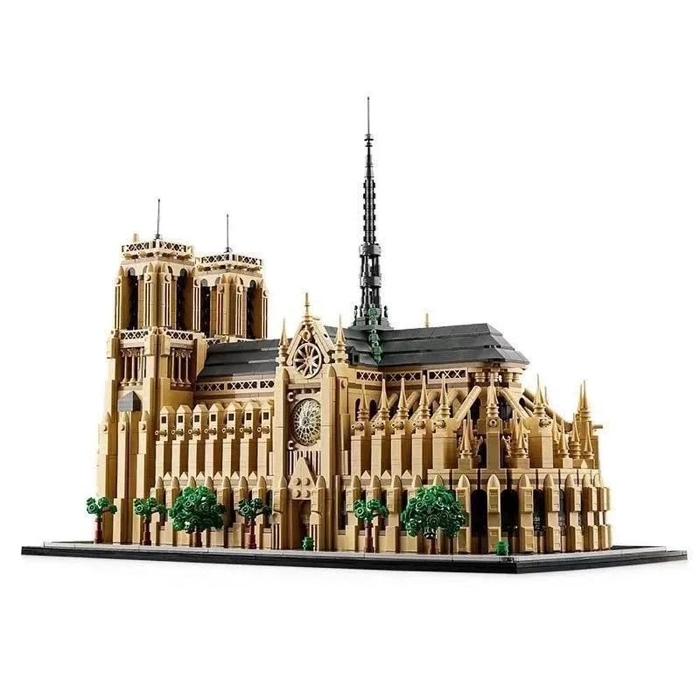 NotreDame De Paris Architectural Building Set 4383 Piece Collectible Model Kit For Adults 6