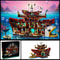 Floating Restaurant Architecture Building Set 3402 Piece Creative Display Model For Kids Adults 0