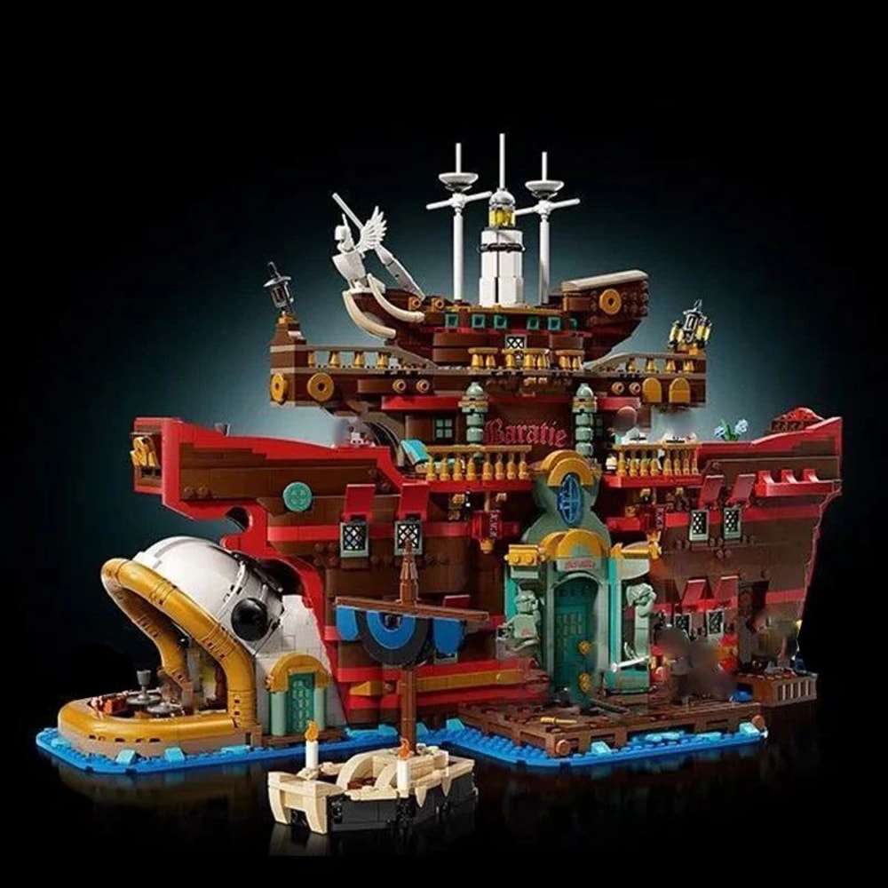 Floating Restaurant Architecture Building Set 3402 Piece Creative Display Model For Kids Adults 2