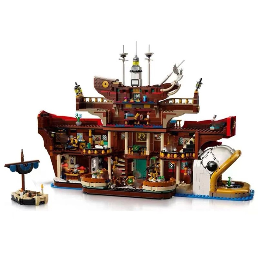 Floating Restaurant Architecture Building Set 3402 Piece Creative Display Model For Kids Adults 5