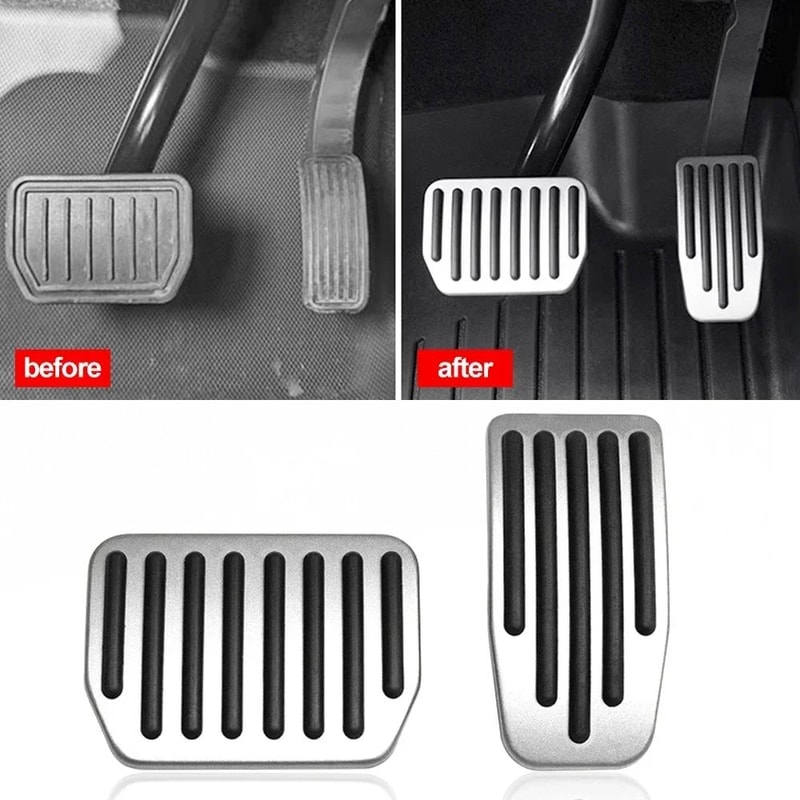 Performance Aluminum Pedal Covers For Tesla Model Y Model 3 NonSlip Foot Pedal Upgrade 3