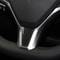 Carbon Fiber Steering Wheel Cover Sticker For Tesla Model S X Interior Trim Upgrade 0