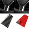Carbon Fiber Steering Wheel Cover Sticker For Tesla Model S X Interior Trim Upgrade 1