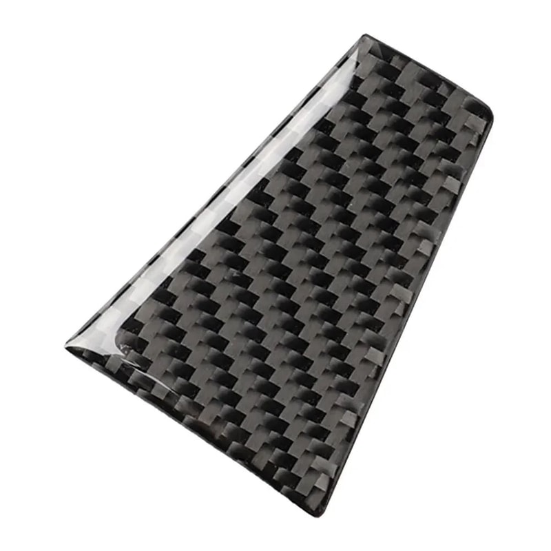 Carbon Fiber Steering Wheel Cover Sticker For Tesla Model S X Interior Trim Upgrade 3