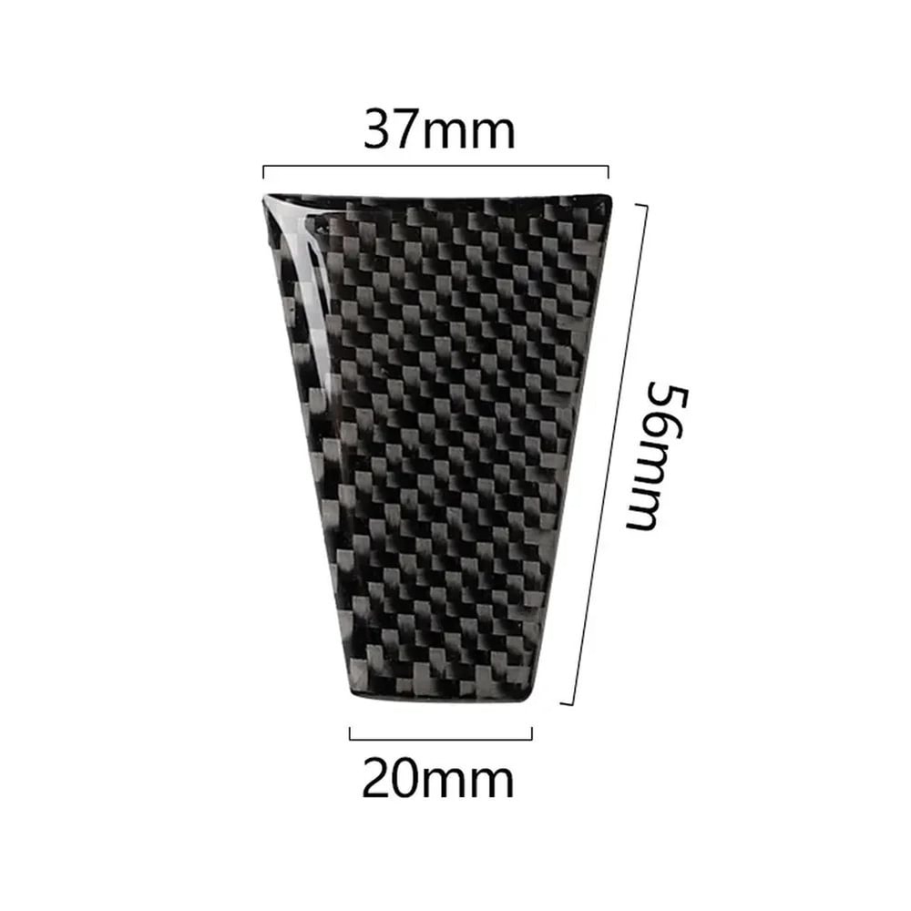 Carbon Fiber Steering Wheel Cover Sticker For Tesla Model S X Interior Trim Upgrade 5