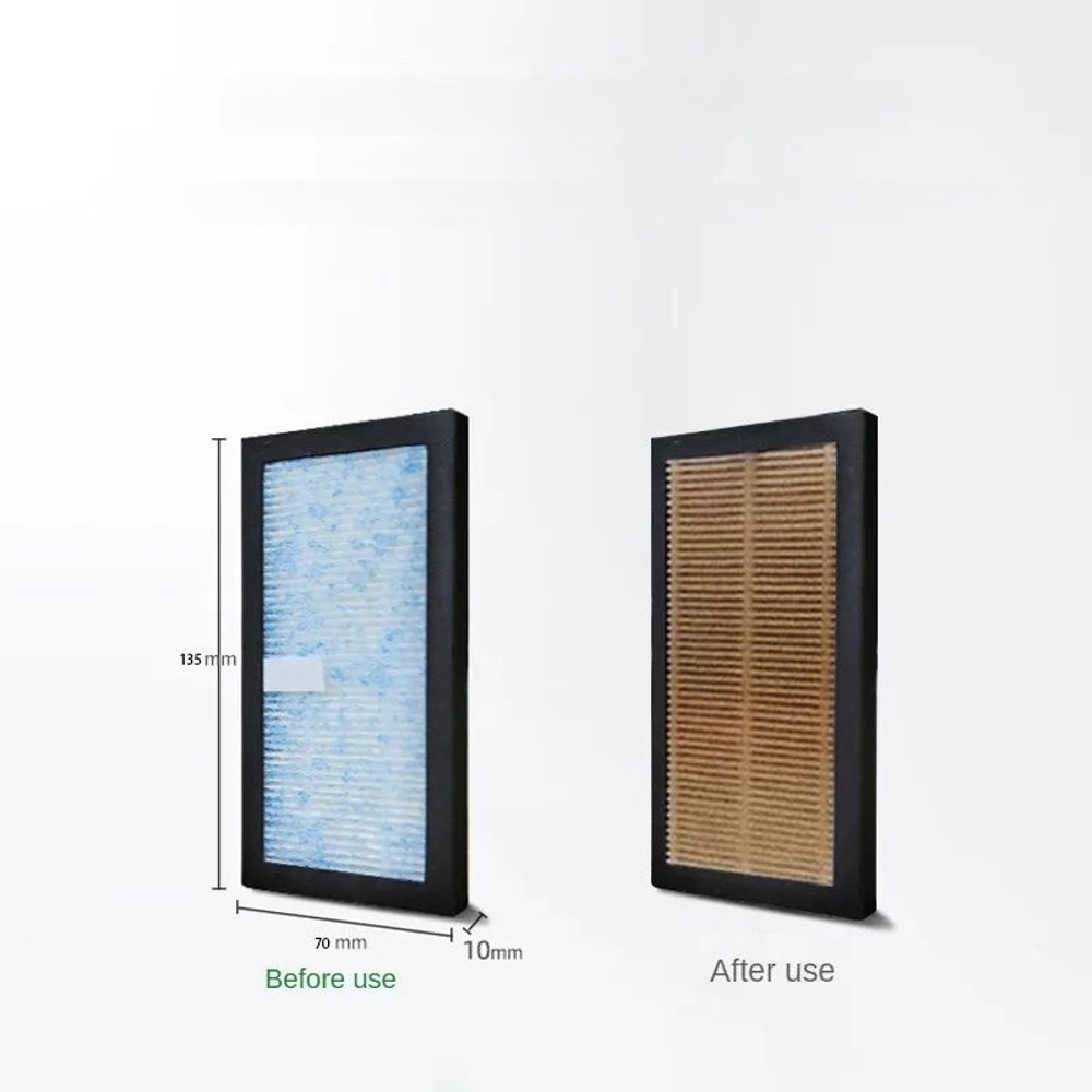 Solar Car Air Purifier With Negative Ion Generator USB Rechargeable Deodorizer For Fresh Clean Air 1