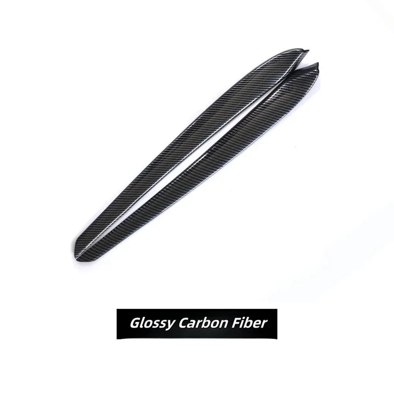 Carbon Fiber Interior Trim Cover Set For Tesla Model 3 Model Y Door Console Panel Decoration 3