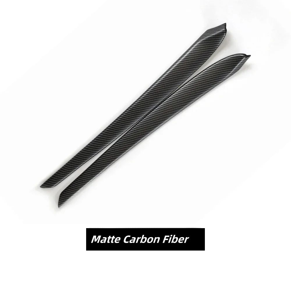 Carbon Fiber Interior Trim Cover Set For Tesla Model 3 Model Y Door Console Panel Decoration 5