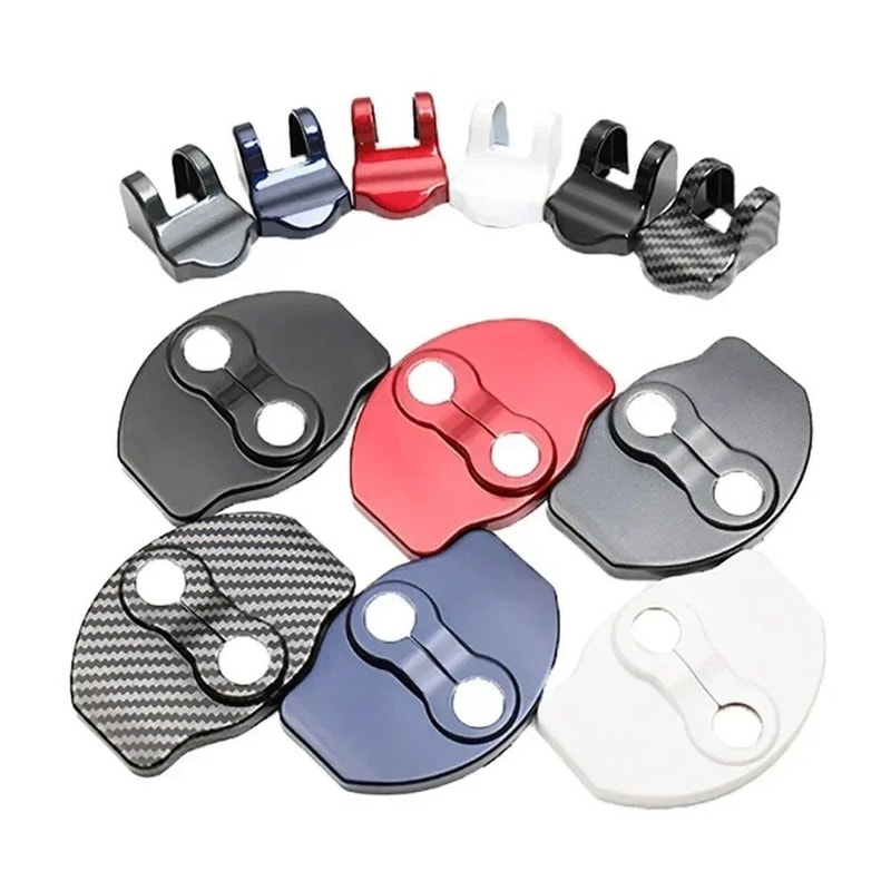 Door Lock Protector Covers For Tesla Model 3 Model Y Interior Door Latch Protection Set 0