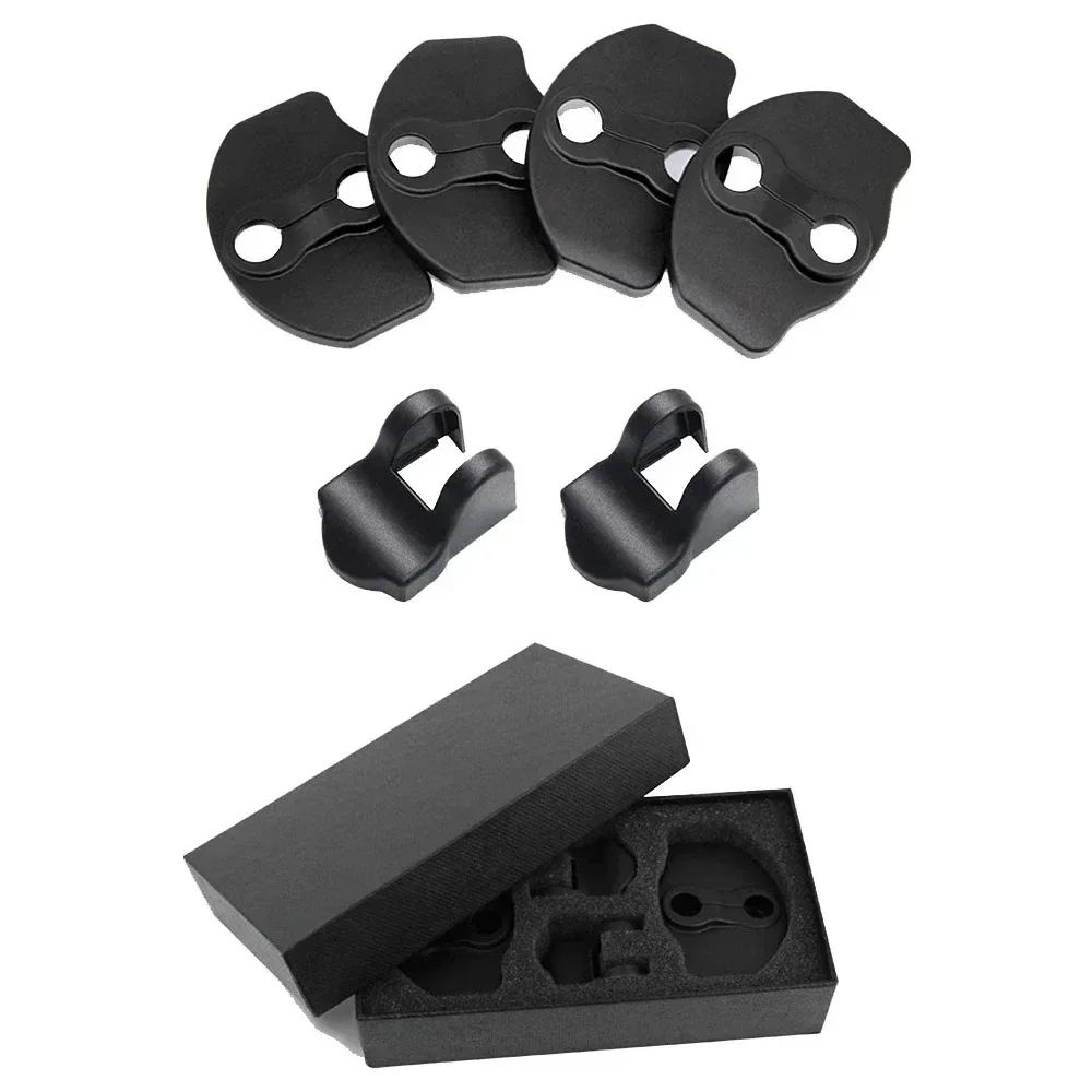 Door Lock Protector Covers For Tesla Model 3 Model Y Interior Door Latch Protection Set 3