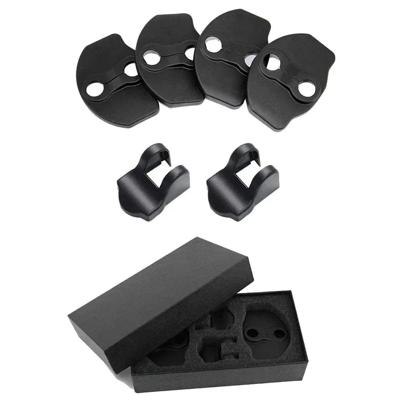 Door Lock Protector Covers For Tesla Model 3 Model Y Interior Door Latch Protection Set 3