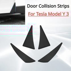 tesla door edge protection strips for model 3 and model y – waterproof car door collision strips set