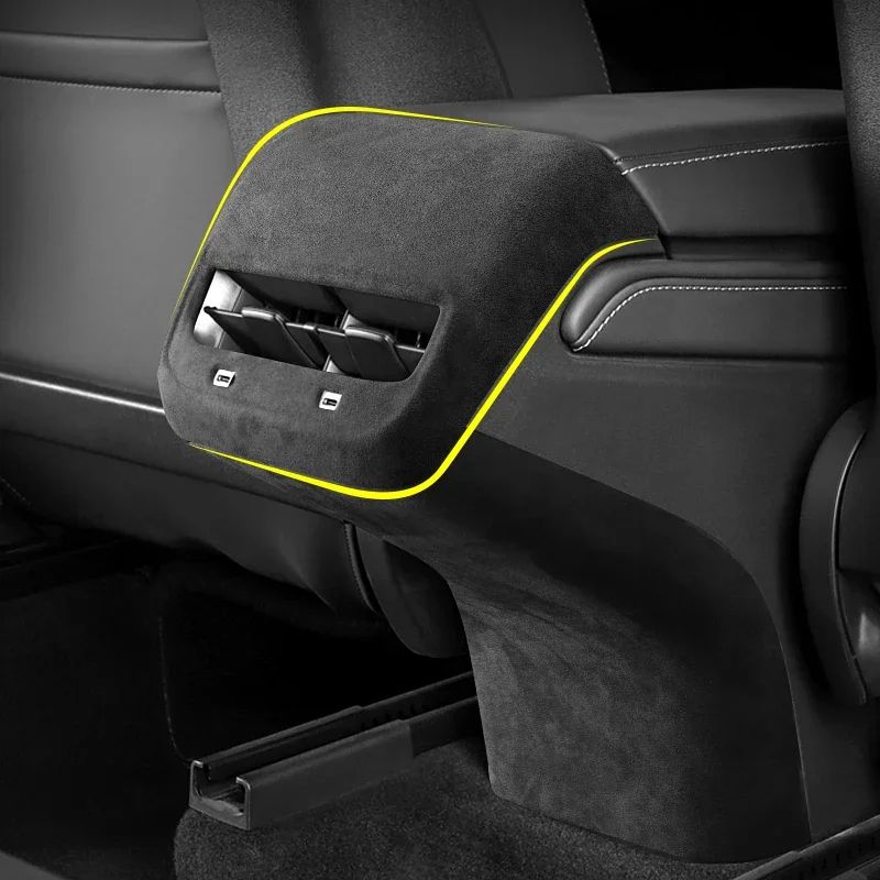 Tesla Rear Air Vent Trim Cover For Model 3 And Model Y ABS Rear AC Vent Cover Interior Upgrade 202 1