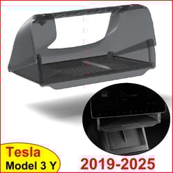 tesla under screen storage organizer for model y juniper 2025 & model 3 highland – hidden central console storage box