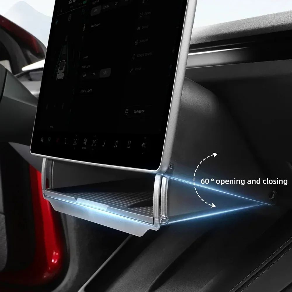 Tesla Under Screen Storage Organizer For Model Y Juniper 2025 Model 3 Highland Hidden Central Con 1