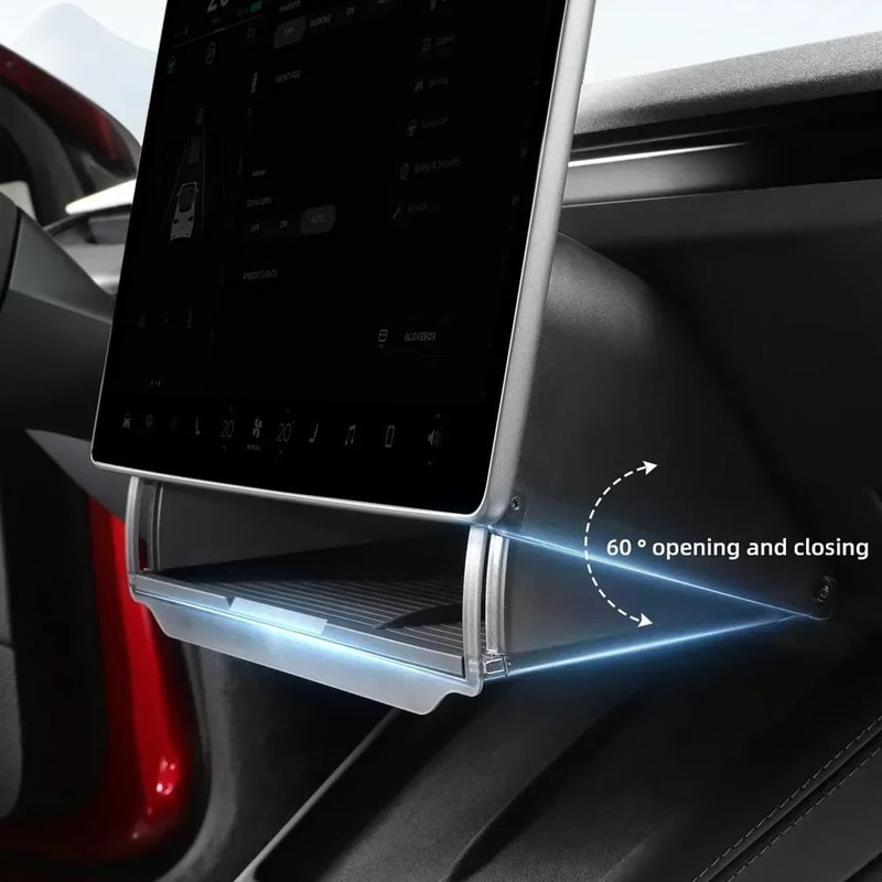 Tesla Under Screen Storage Organizer For Model Y Juniper 2025 Model 3 Highland Hidden Central Con 1