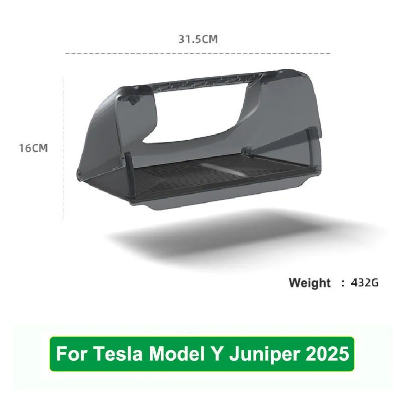 Tesla Under Screen Storage Organizer For Model Y Juniper 2025 Model 3 Highland Hidden Central Con 6