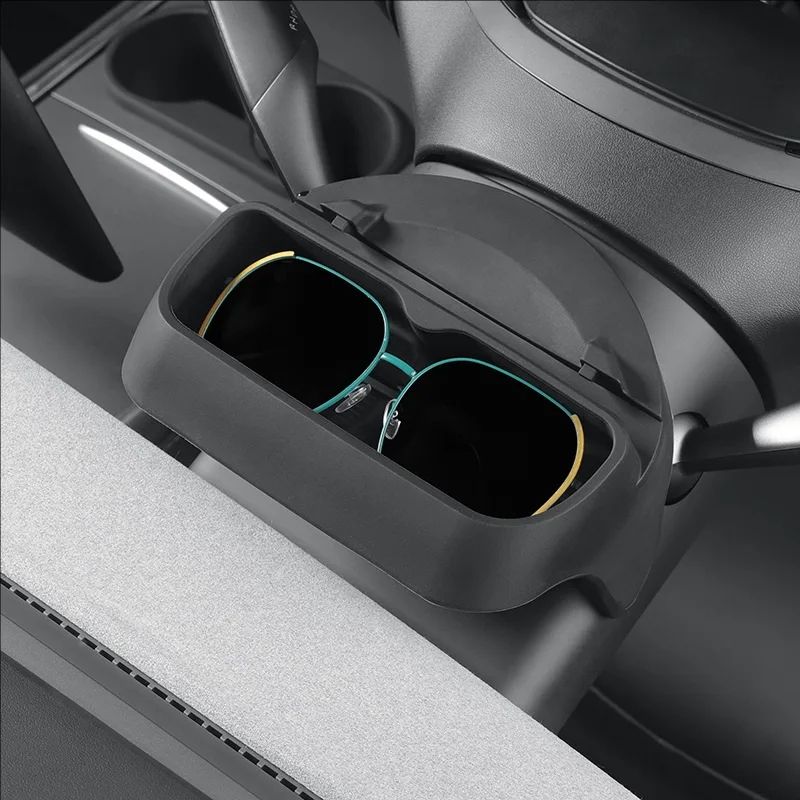 Tesla Steering Wheel Storage Organizer For Model Y Juniper 2025 Model 3 Highland Silicone Sunglas 1