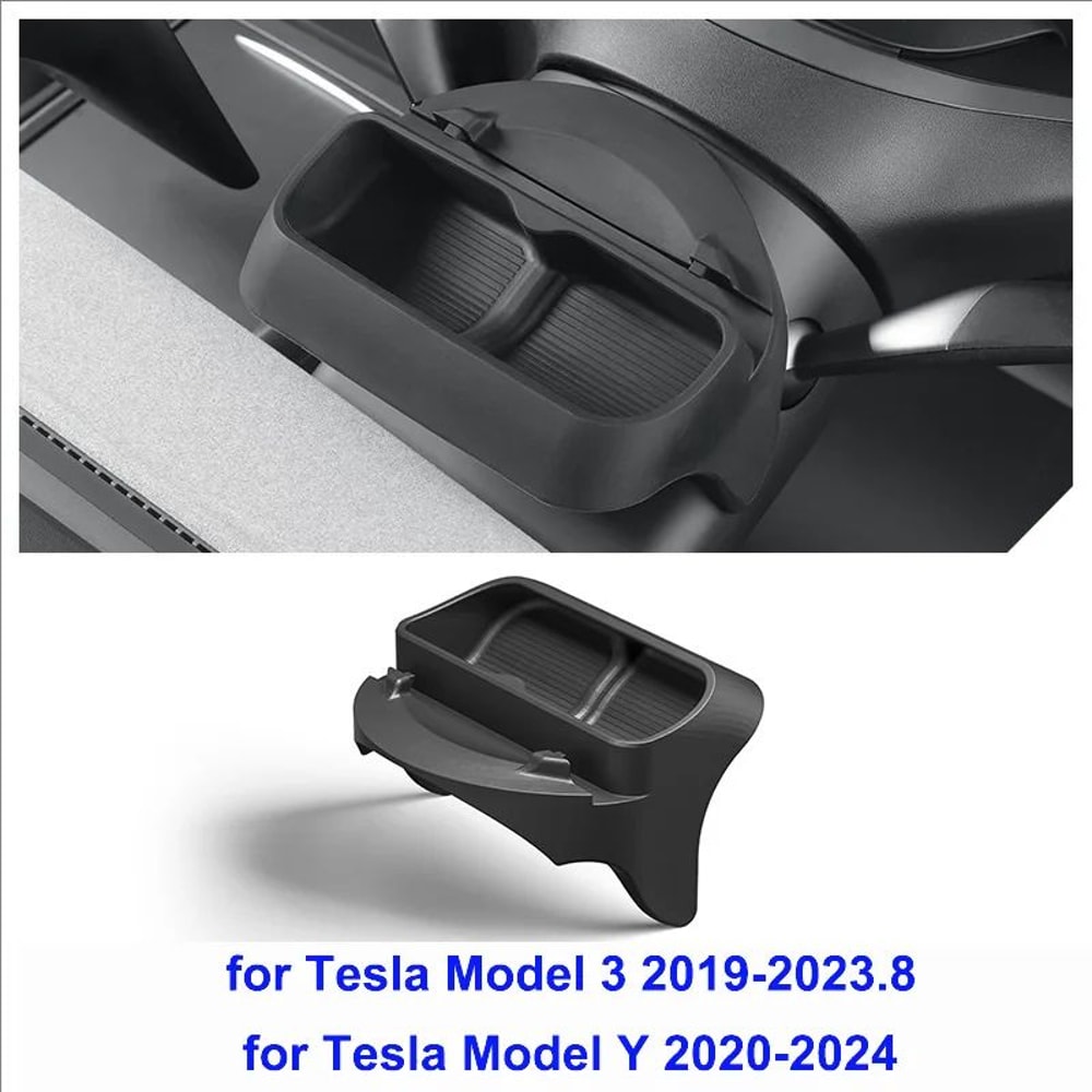 Tesla Steering Wheel Storage Organizer For Model Y Juniper 2025 Model 3 Highland Silicone Sunglas 5
