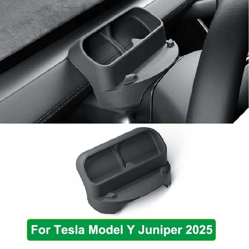 Tesla Steering Wheel Storage Organizer For Model Y Juniper 2025 Model 3 Highland Silicone Sunglas 6