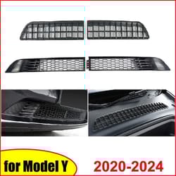 tesla lower bumper insect-proof grille cover for model y 2024 – front inlet vent protector net