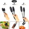 Stainless Steel Silicone Kitchen Tongs Locking BBQ Cooking Tongs With NonSlip Tips 7912 Inch 2