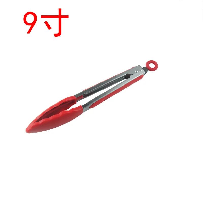 Stainless Steel Silicone Kitchen Tongs Locking BBQ Cooking Tongs With NonSlip Tips 7912 Inch 8