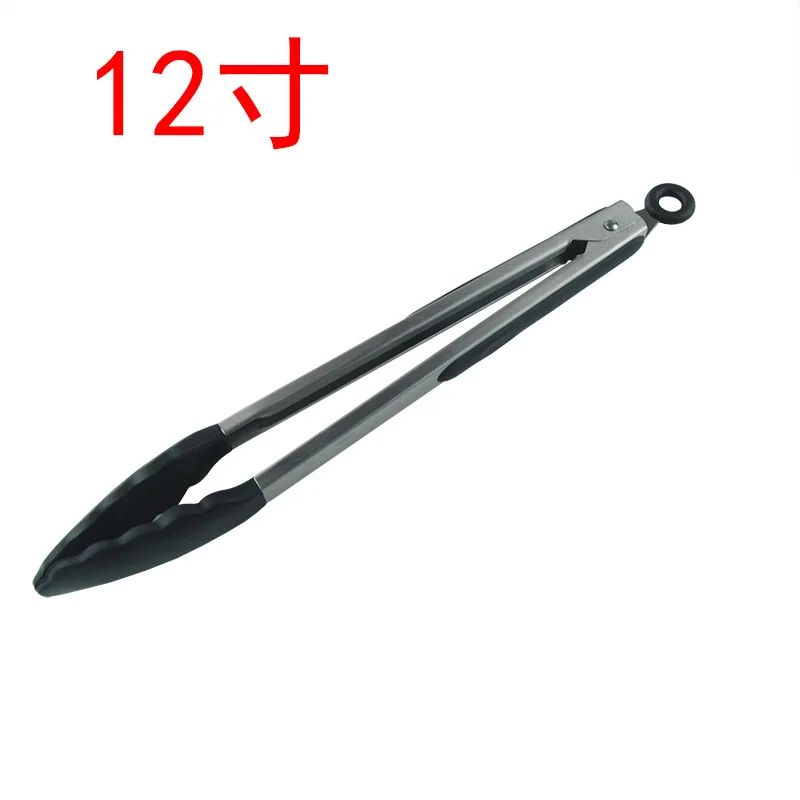 Stainless Steel Silicone Kitchen Tongs Locking BBQ Cooking Tongs With NonSlip Tips 7912 Inch 9