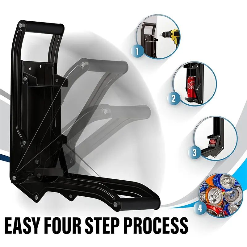 Heavy Duty Can Crusher For Recycling Wall Mounted Metal Can Crusher With BuiltIn Bottle Opener 3