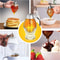 NoDrip Honey Dispenser With Stand Clear Acrylic Honey Pourer Jar For Syrup Juice 3