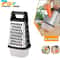 Stainless Steel Box Cheese Grater With Container 4Sided Kitchen Food Grater For Cheese Vegetables 0