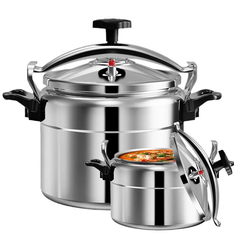 HeavyDuty Pressure Cooker For Gas Stoves Aluminum ExplosionProof Pressure Pot 3L 5L 7L 0