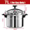HeavyDuty Pressure Cooker For Gas Stoves Aluminum ExplosionProof Pressure Pot 3L 5L 7L 6